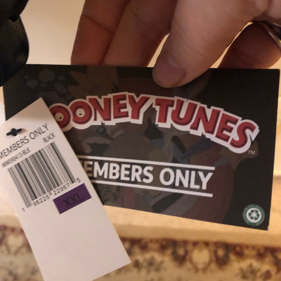 Rare! Members Only Looney Tunes Genius Puffer Jacket- 844 $90 or $80 w/offer - Picture 4 of 7